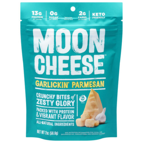 Moon Cheese Cheese Snack, Garlickin' Parmesan