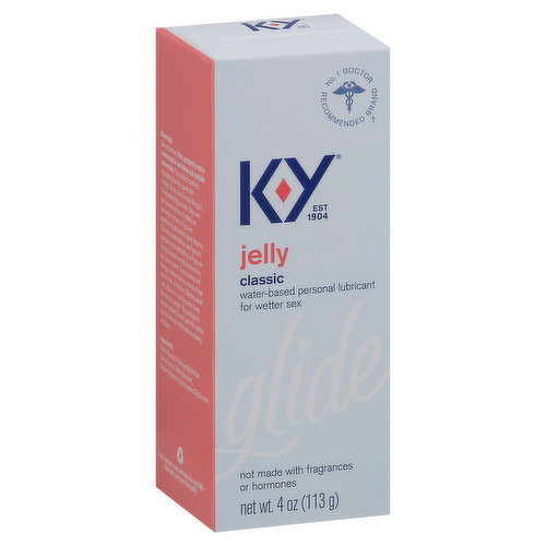K-Y Personal Lubricant, Classic, Jelly