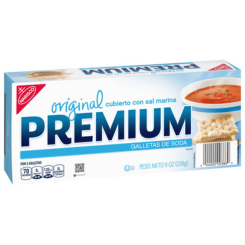 Premium Original Saltine Crackers, 16 oz 