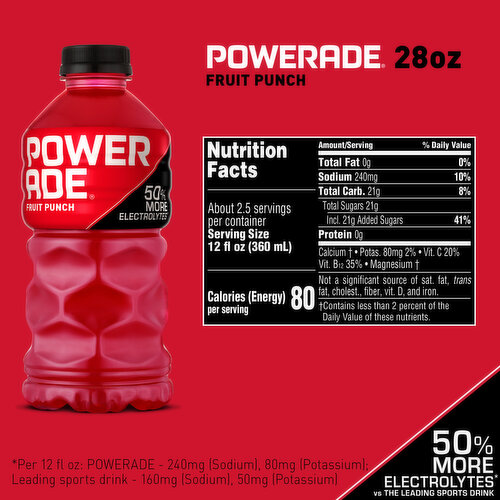 Powerade Powerade Orange Sports Drink 28 fl oz Bottle