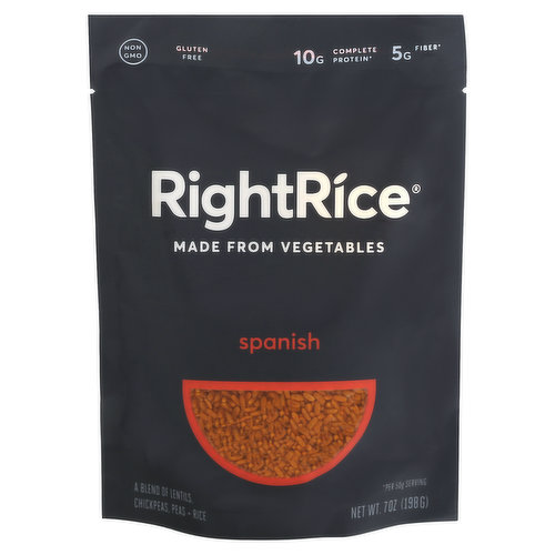 RightRice Rice, Spanish, Made from Vegetables