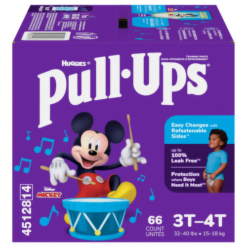 Pull-Ups Training Pants, Disney Junior Mickey, 3T-4T (32-40 lbs)