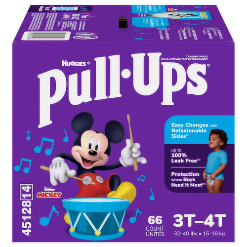 Pull-Ups Training Pants, Disney Junior Mickey, 3T-4T (32-40 lbs