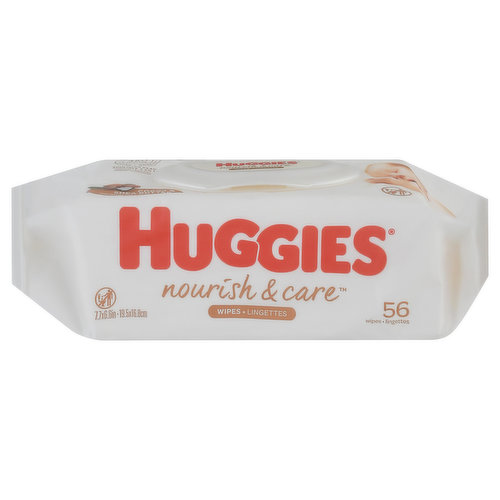 Huggies Wipes, 4 In 1 Sensitive Skin Care, Cocoa & Shea Butter