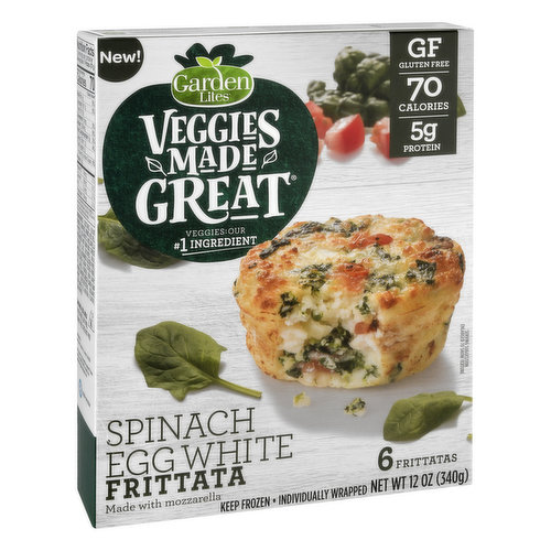 Veggies Made Great Frittata, Spinach Egg White