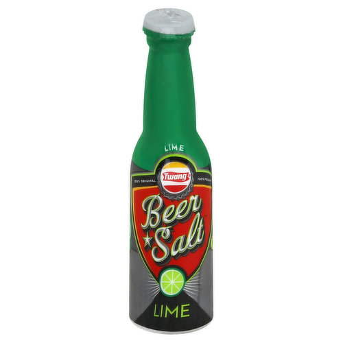 100% original. 100% premium. Add a dash to the rim. For nutritional info, call 800.950.8095. beersalt.com. Since 1986. Dress your beer with the original. Viva tex-mex.