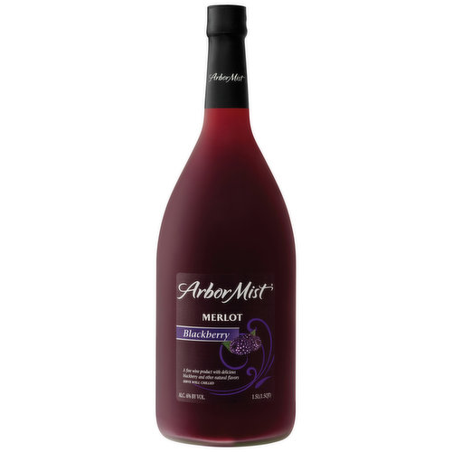 Arbor Mist Blackberry Merlot Sweet Red Wine 1.5L