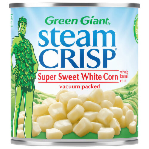 Green Giant Corn, Super Sweet White, Whole Kernel, Vacuum Packed