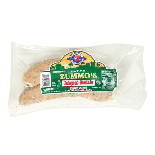 Zummo Meat Co. Jalapeno Boudain, Cajun Style