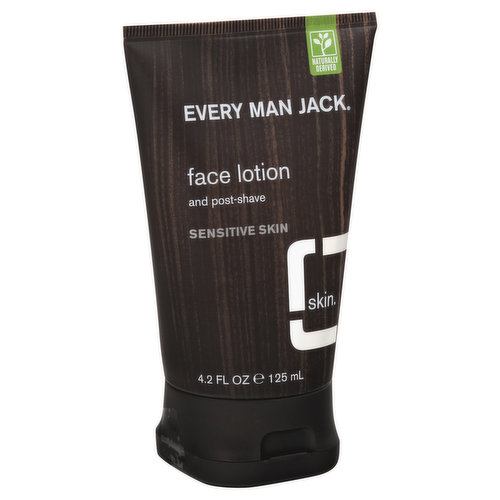 Every Man Jack Face Lotion, and Post-Shave, Sensitive Skin