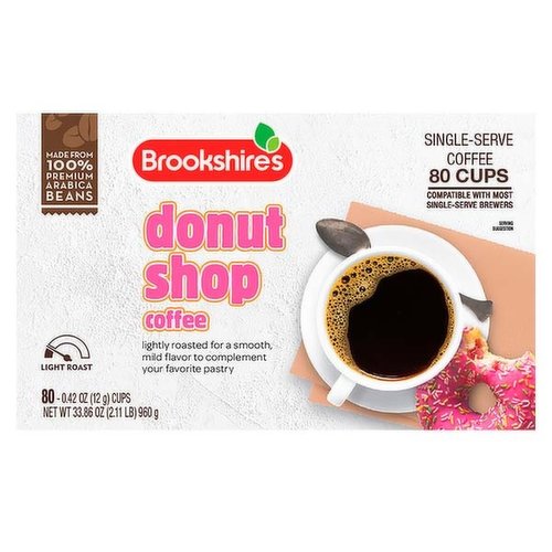 Brookshire's Donut Shop Light Roast Single Serve Coffee