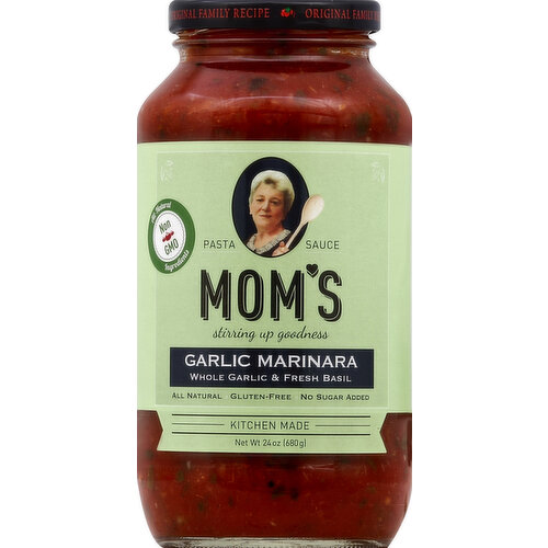 Mom's Pasta Sauce, Garlic Marinara