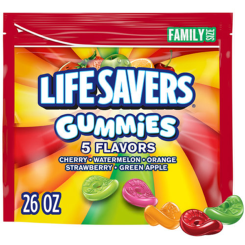 Life Savers Gummies, 5 Flavors, Family Size