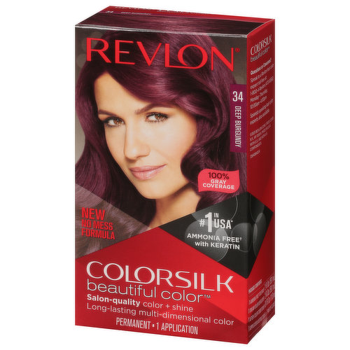 Revlon Permanent Hair Color, Deep Burgundy 34