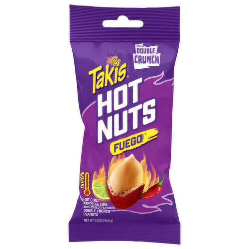 Takis Double Crunch Peanuts, Fuego, Extreme