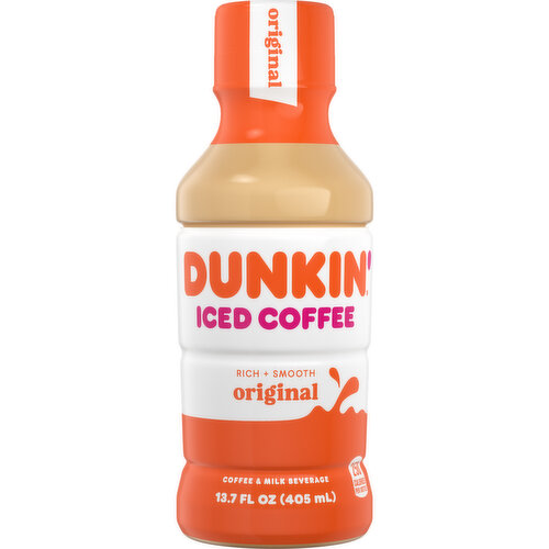 Dunkin' Iced Coffee, Original, Rich + Smooth