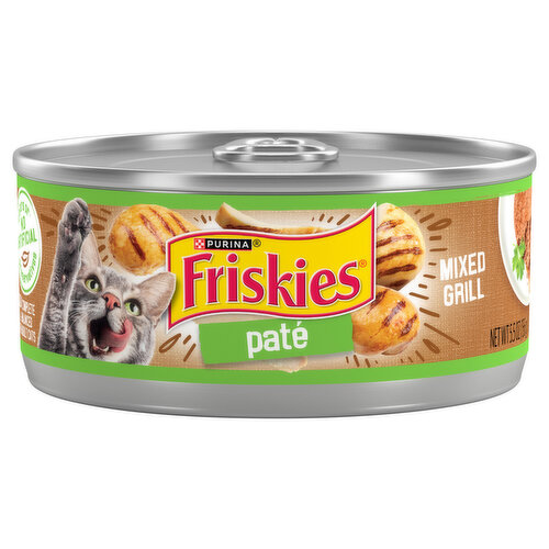 Friskies Cat Food, Mixed Grill, Pate