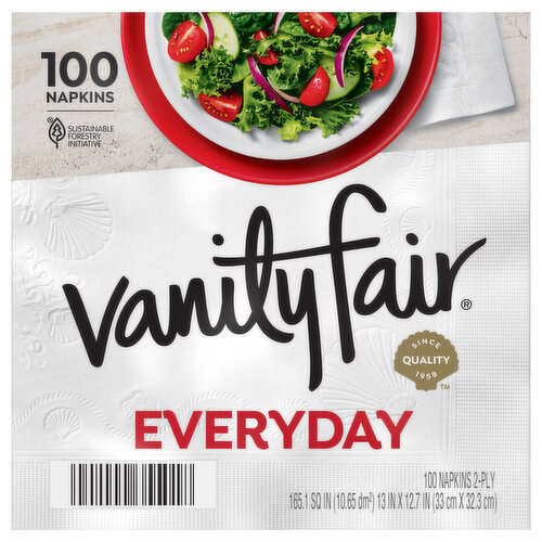 Vanity Fair Napkins, Casual, Everyday, 2-Ply