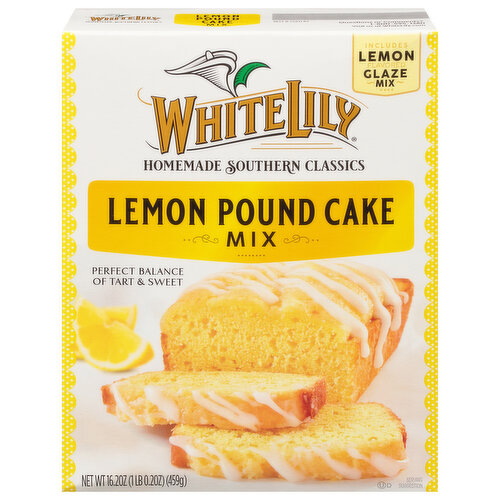 White Lily Pound Cake Mix, Lemon