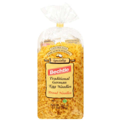 Bechtle Egg Noodles, Traditional German, Broad