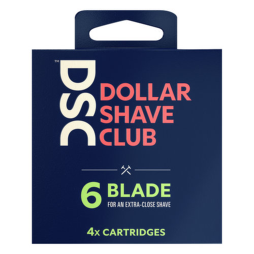 Dollar Shave Club Cartridges, 6 Blade