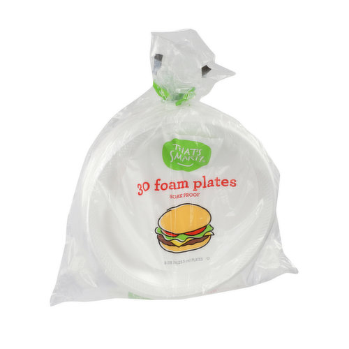 That's Smart Foam Plates 30 Ct, Plates