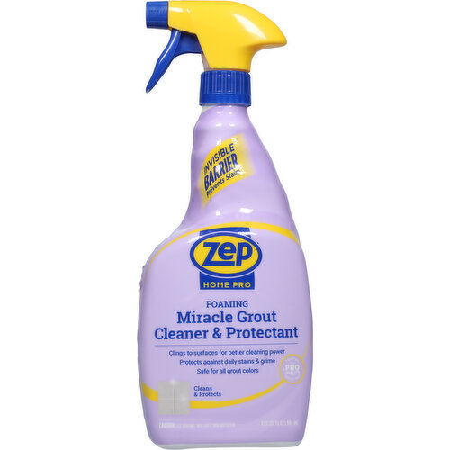 Zep Cleaner & Protectant, Miracle Grout, Foaming