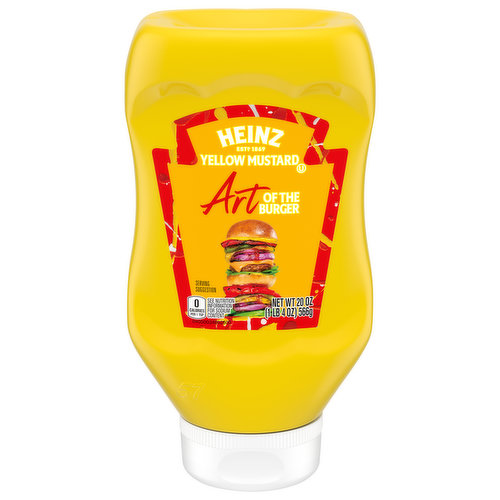 Heinz Mustard, Yellow, Art of The Burger
