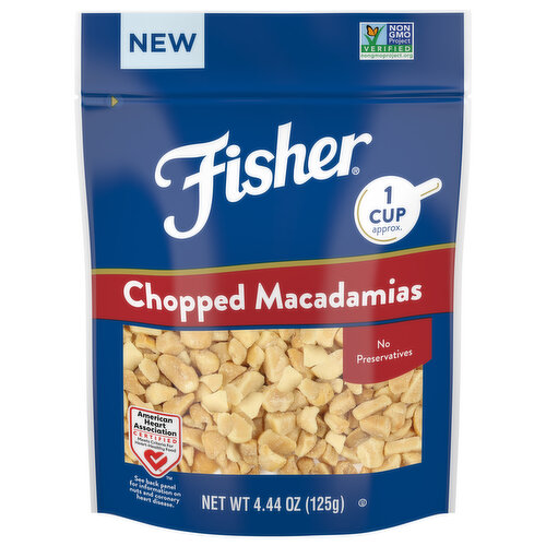 Fisher Macadamias, Chopped