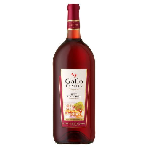 Gallo Family Vineyards Cafe Zinfandel Red Wine 1.5L