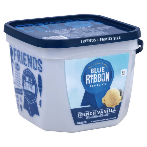 Blue Ribbon Classics Frozen Dairy Dessert, French Vanilla, Friends + Family Size