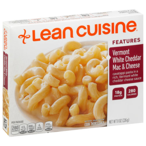 Lean Cuisine FEATURES Vermont White Cheddar Mac & Cheese