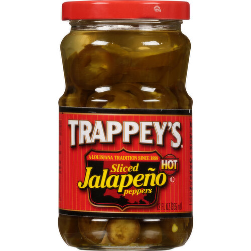 Trappey's Jalapeno Peppers, Sliced, Hot