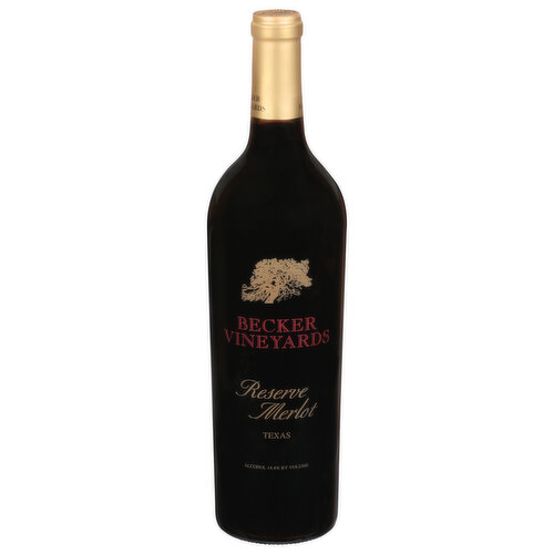 Becker Vineyards Reserve Merlot, Texas