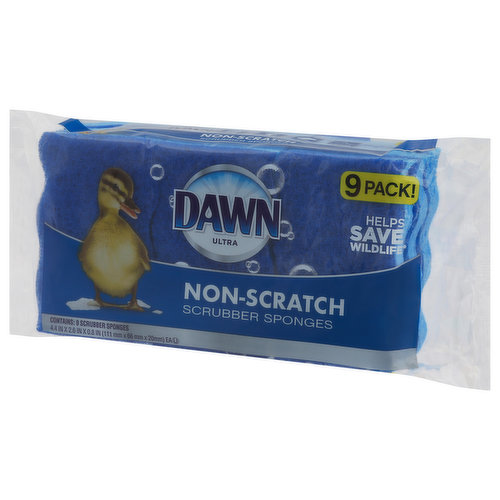 Dawn 9 Pack Non Scratch Sponge – Old Time Pottery