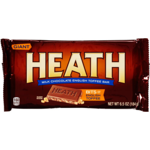 Heath English Toffee Bar, Milk Chocolate, Giant