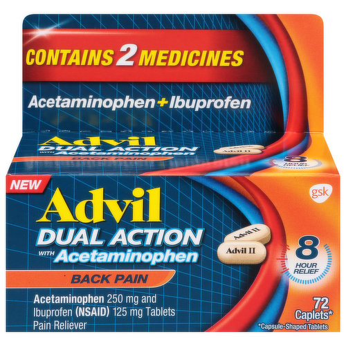 in each caplet Other Information: Read all warnings and directions before use. Keep carton. Store at 20-25 degrees C (68-77 degrees F). Avoid excessive heat above 40 degrees C (104 degrees F).