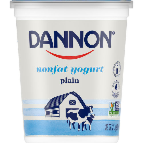 Dannon Plain Nonfat Yogurt