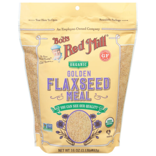 Bob's Red Mill Flaxseed Meal, Organic, Golden