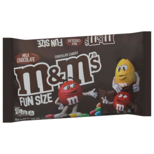 M&M's Milk Chocolate Fun Size Chocolate Candies - 10.53 oz