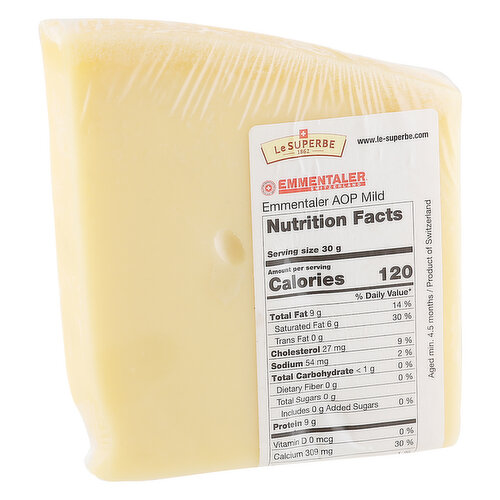 Fresh Emmentaler Swiss Cheese