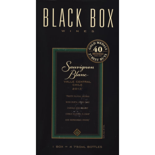 Black Box Sauvignon Blanc, Valle Central Chile, 2013