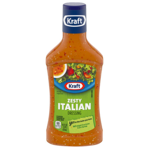 Kraft Dressing, Zesty, Italian