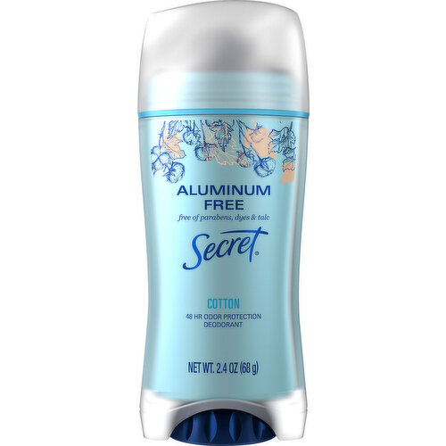 Secret Deodorant, Cotton, Aluminum Free