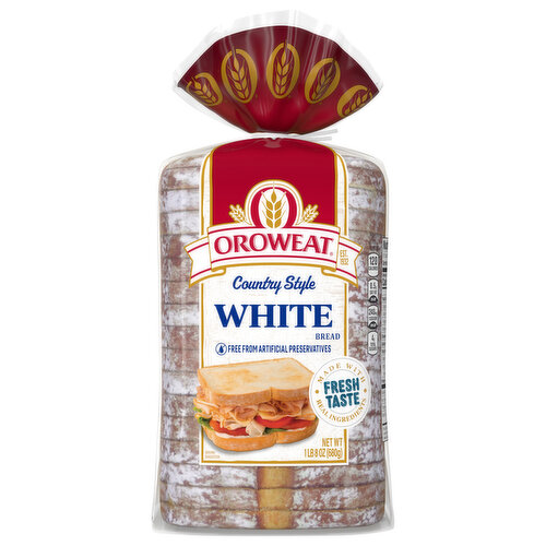 Oroweat Bread, Country Style, White