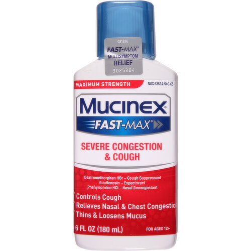 Mucinex Severe Congestion & Flu, Maximum Strength