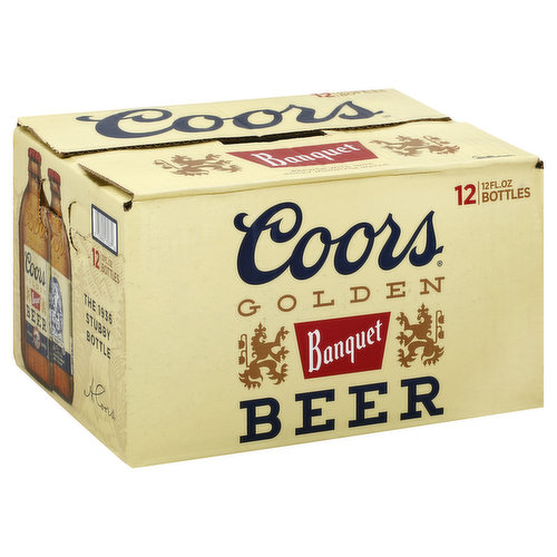Brewed with 100% Rocky Mountain water. Great beer. Great responsibility. The 1936 stubby bottle - A. Coors. Quality Commitment: We are committed to providing quality products. If you have any comments, please call us at 1-800-642-6116, or write to us at: Coors Brewing Company, Golden, CO 80401. Coors recycles. Drink the beer. Recycle the rest. To learn more visit Coors.com.