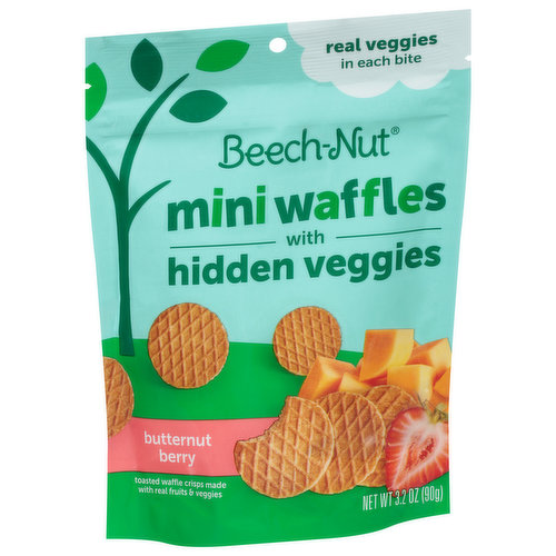 Waffles with Hidden Veggies, Butternut Berry, Mini