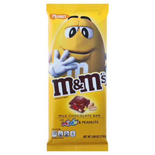 M&M'S Almond & MINIS Milk Chocolate Candy Bar, 3.9 Oz 