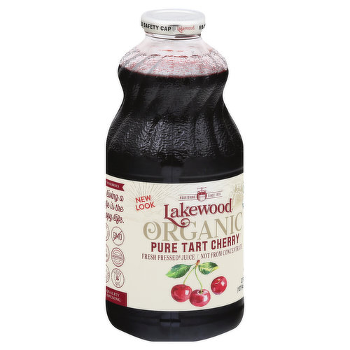 Lakewood Pressed Juice, Organic, Pure Tart Cherry